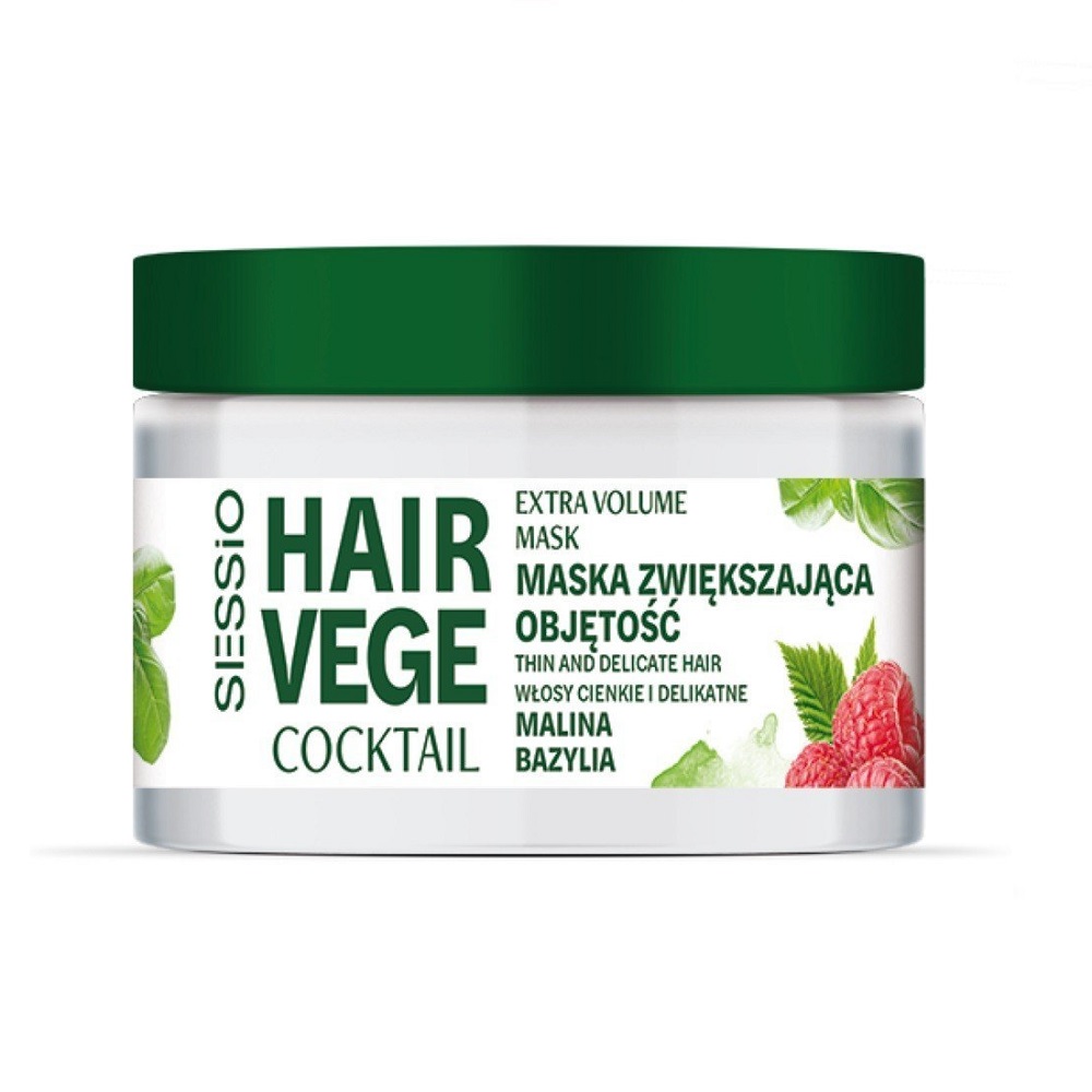Hair Vege Cocktail Maska Na Objem Vlasov Malina A Bazalka 250g