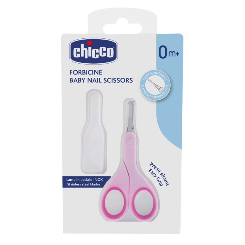 Baby Nail Scissors Nożyczki Z Osłonką 0m+ Różowe