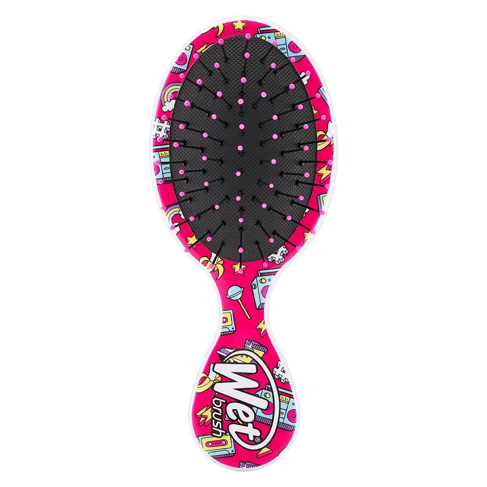 Mokrá kefa, Mini Detangler malá kefa na vlasy Happy Hair Radio