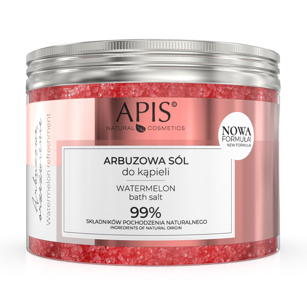 Arbuzowe Orzeźwienie Aromatyczna Sól Do Kąpieli Z Ekstraktem Z Arbuza I Melona