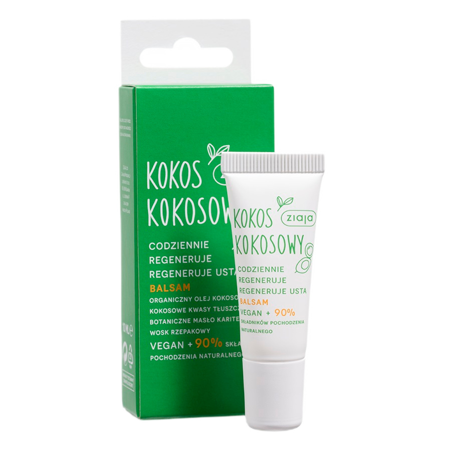 Kokos Kokosowy Regenerujący Balsam Do Ust