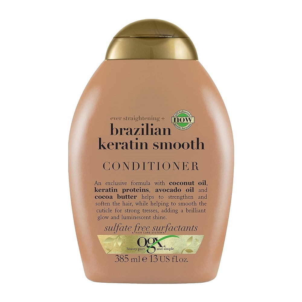OGX, Ever Straightening + Brazilian Keratin Smooth Conditioner 385ml