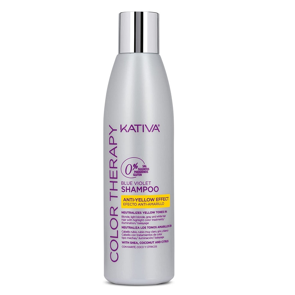 Color Therapy Blue Violet ŠAmpón Neutralizujúci žLté Tóny Pre Studené Blond Odtiene 250ml