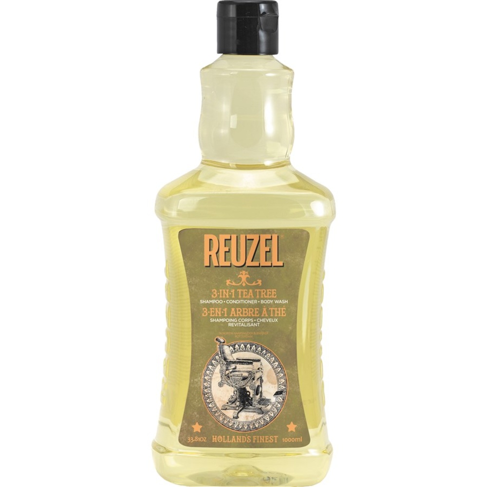 Reuzel, Šampón, kondicionér a sprchový gél 3v1 Tea Tree 1000ml