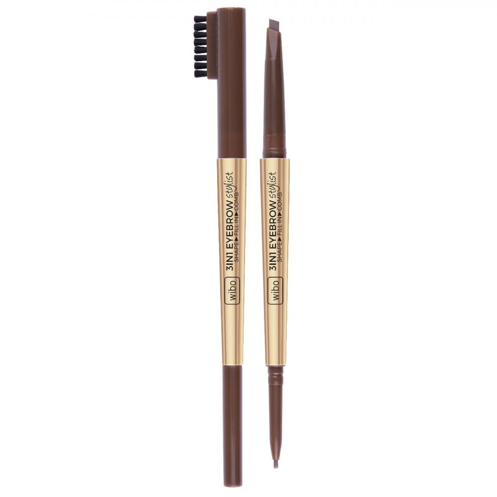 3in1 Eyebrow Stylist Kredka Do Brwi Z Grzebykiem 1 Soft Brown