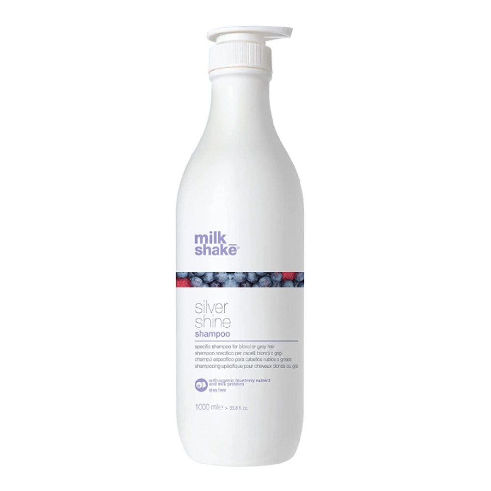 Milk Shake Silver Shine šampón pre blond vlasy neutralizujúci žlté tóny 1000 ml