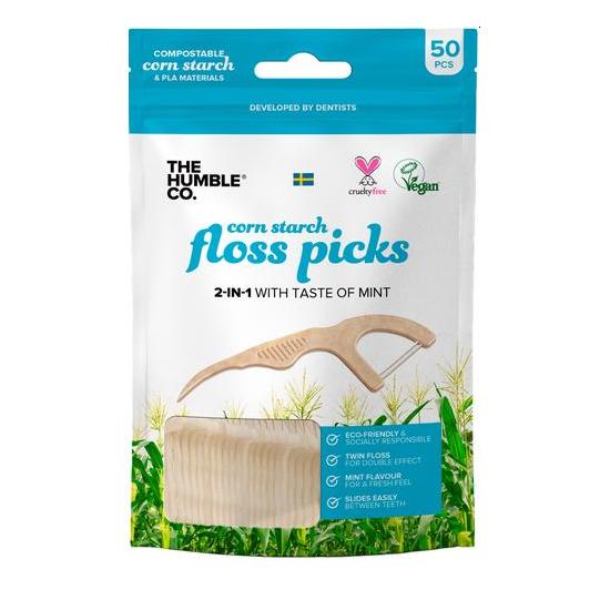 _Dental Floss Picks Zubná Niť Picks White 50ks.