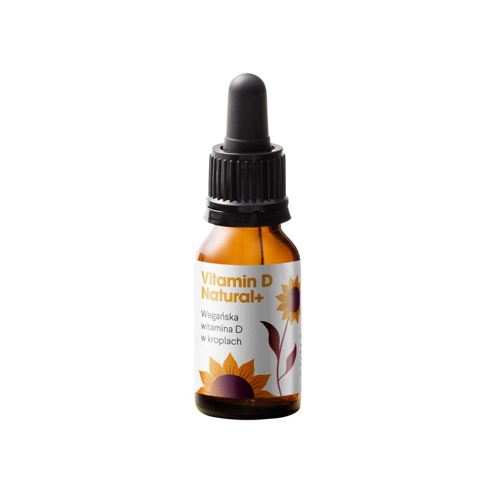 Vitamin D Natural+ Wegańska Witamina D W Kroplach