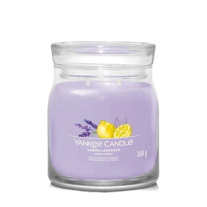 ŚRednia śWieca Zapachowa Lemon Lavender