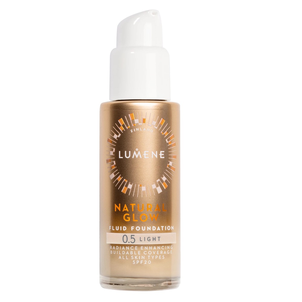 Natural Glow Fluid Foundation SPF20 Podkład Rozświetlająco-wygładzający 0.5 Light