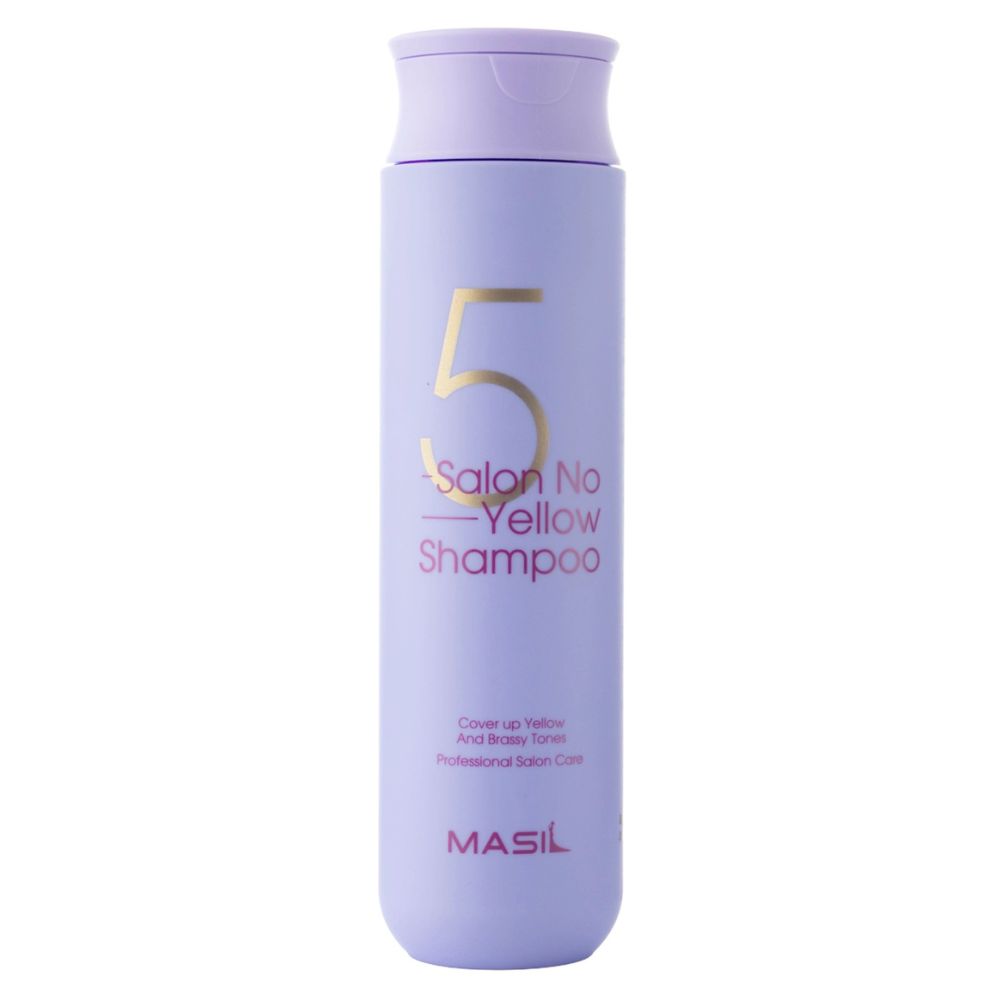 5 Salon No Yellow ŠAmpón Tonizujúci šAmpón Na Odfarbené Vlasy 300ml