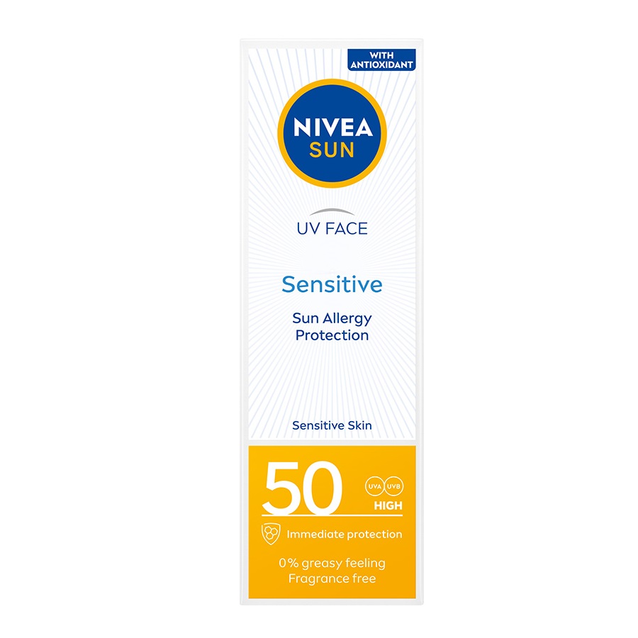 Sun Sensitive Krém Na Tvár Pre Citlivú Pleť SPF50 50ml