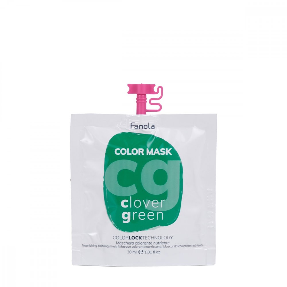 Fanola, Farebná maska na farbenie vlasov Clover Green 30ml