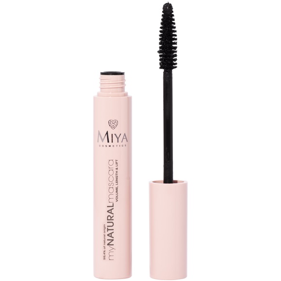 Miya Cosmetics, myNATURALmascara originálna maskara na aplikáciu na nos a aplikáciu rias 10ml