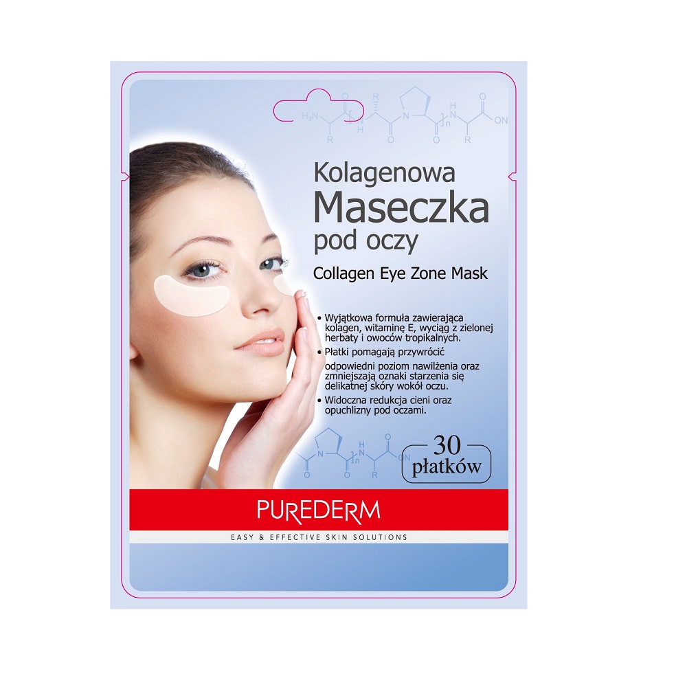 Purederm Collagen Eye Zone Mask kolagénová očná maska 30 ks