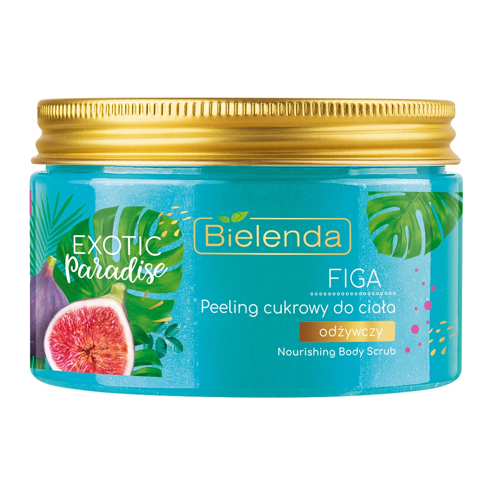 Bielenda, Exotic Paradise vyživujúci telový cukrový peeling Fig 350ml