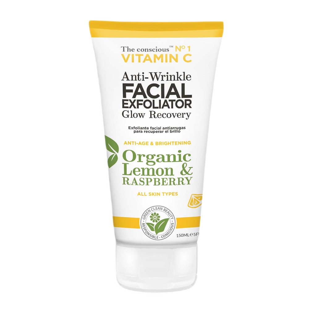 Peeling Proti Vráskam S Vitamínom C, S Organickým Citrónom A Malinami 150 Ml