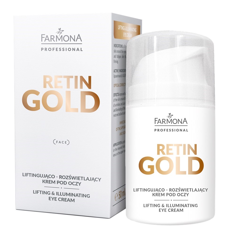 Farmona Professional Retin Gold liftingový a rozjasňujúci očný krém 50ml