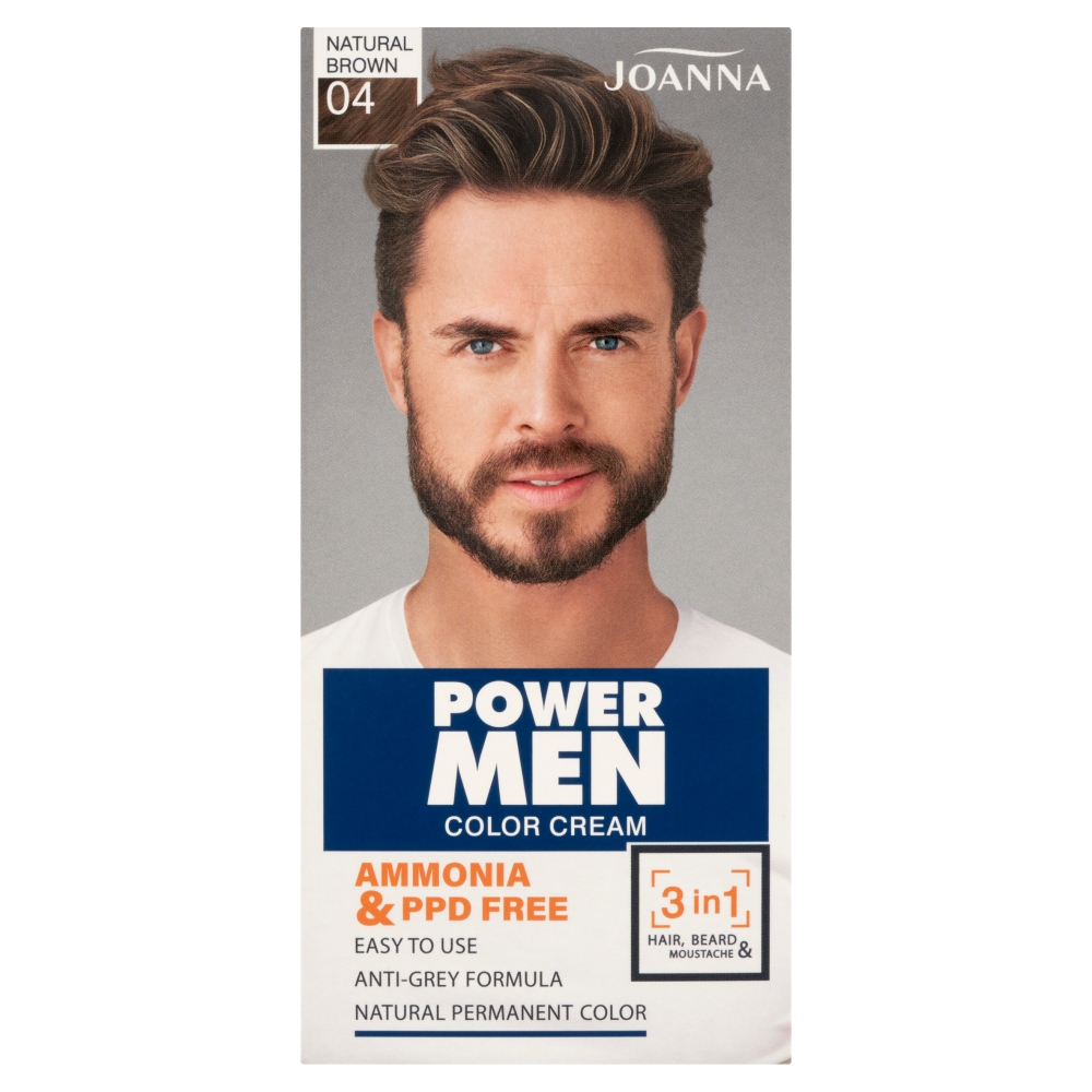 Power Men Color Cream Farba Odsiwiająca 01 Black 3