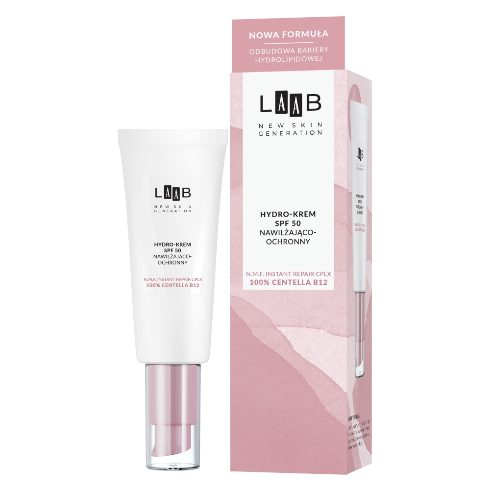LAAB Hydro-krem SPF50 Nawilżająco-ochronny