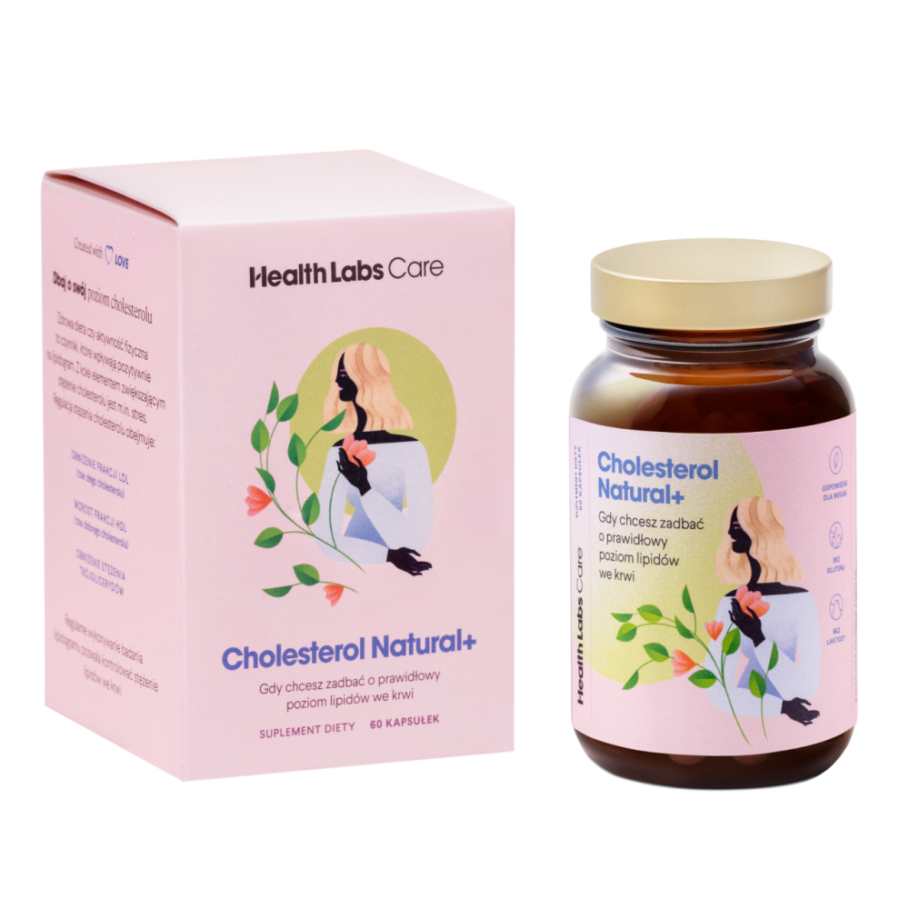 Cholesterol Natural+ Wspomagający Utrzymanie Prawidłowego Poziomu Lipidów We Krwi Suple…