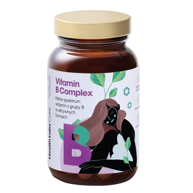 Vitamin B Complex Kompleks Witamin Z Grupy B Suplement Diety 60 Kapsułek