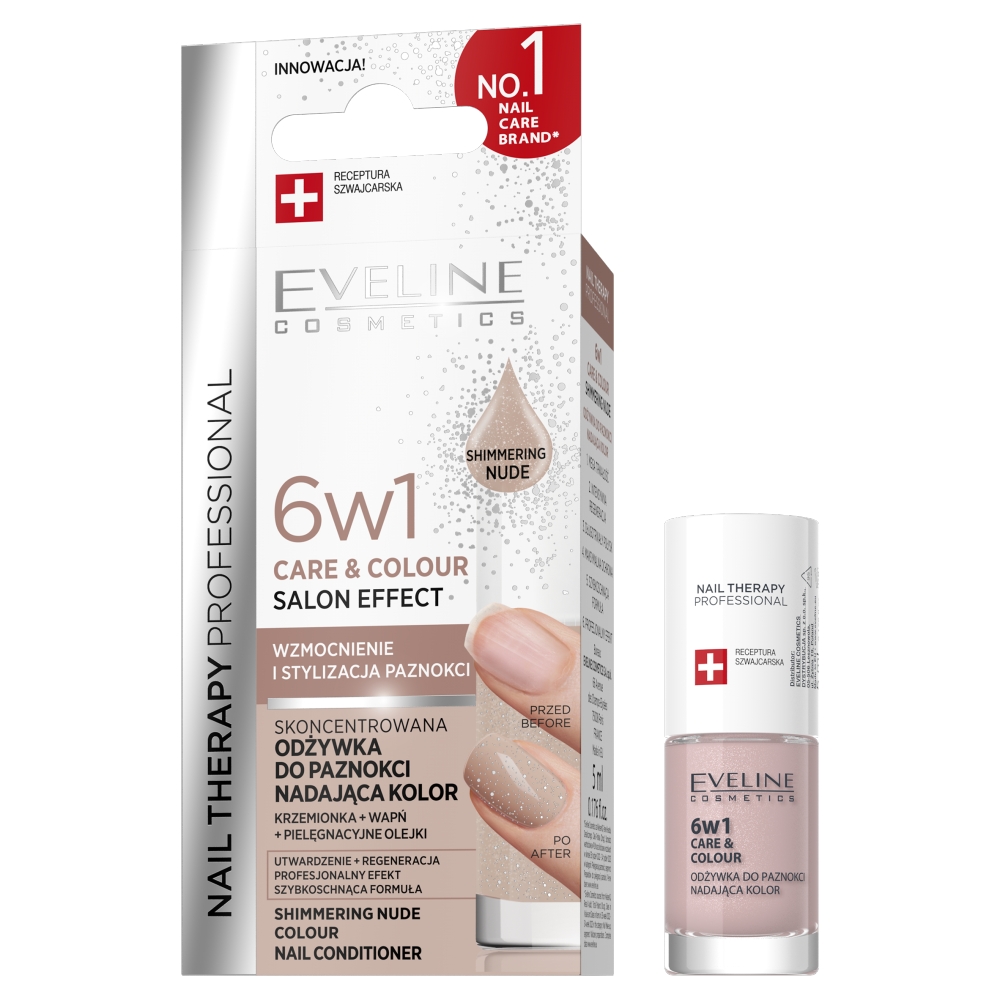 Nail Therapy Professional 6w1 Care &Amp; Colour Skoncentrowana
