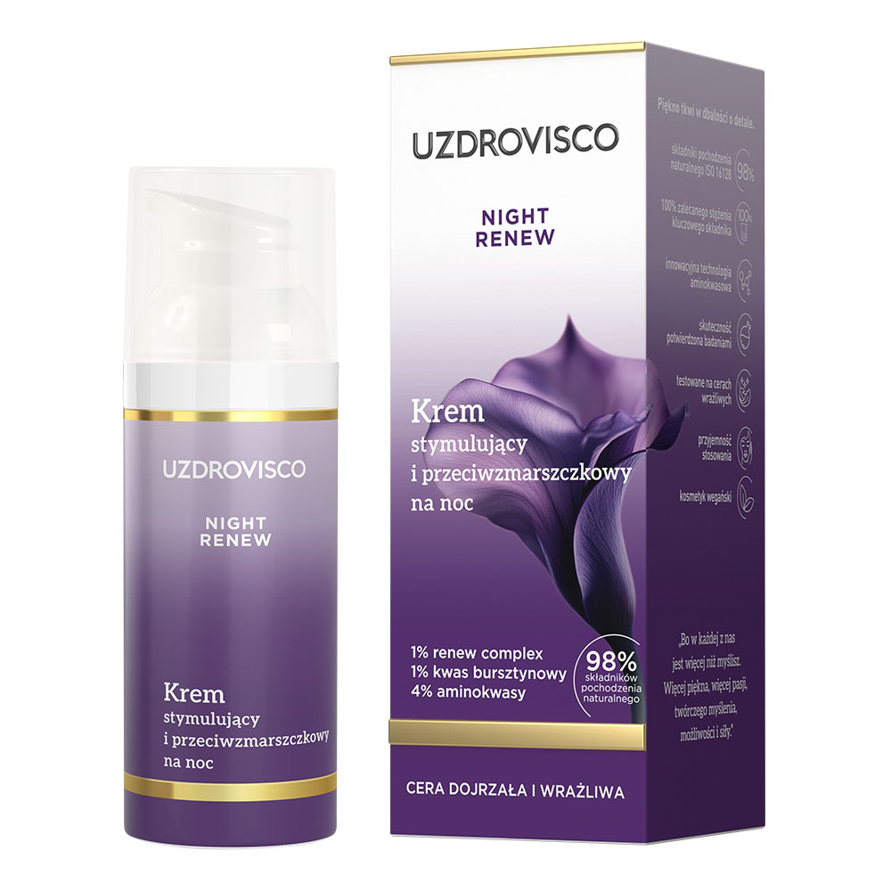 Night Renew Stimulačný Nočný Krém Proti Vráskam 50ml