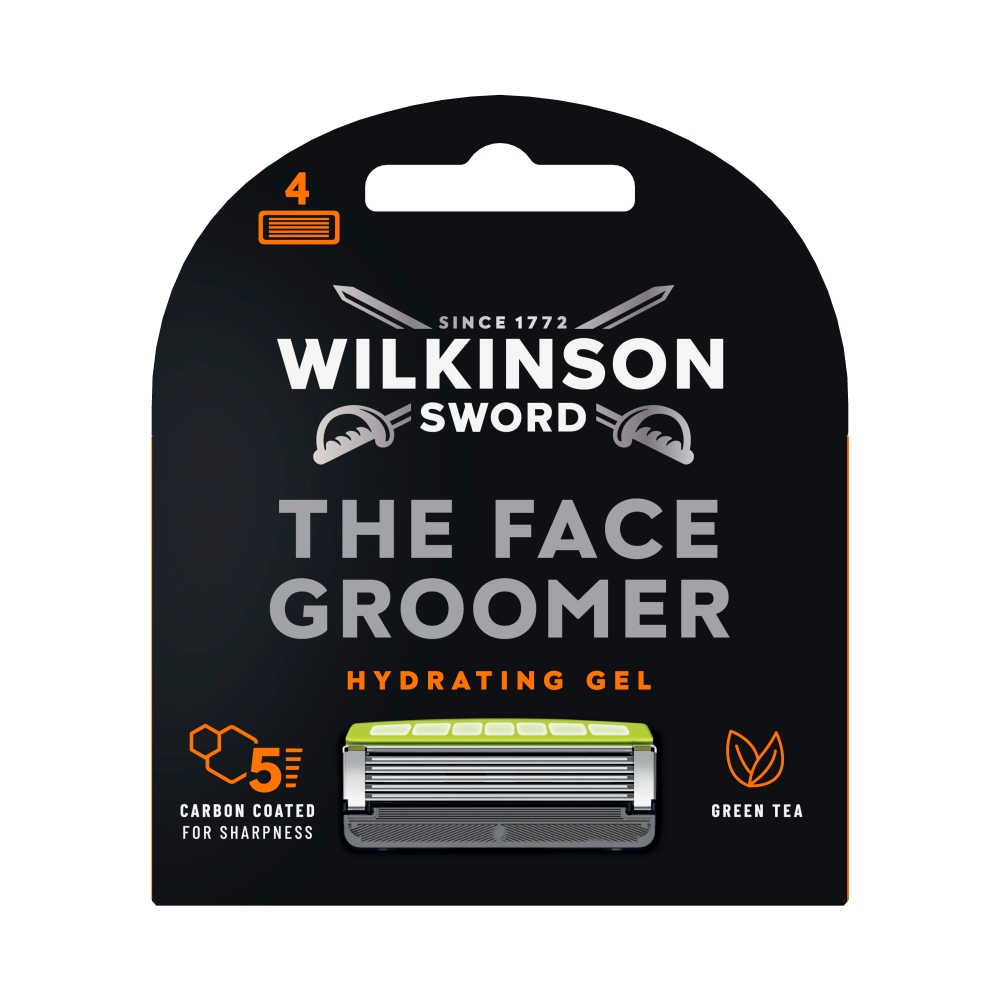 The Face Groomer Wkład Z 5 Ostrzami I żElem Nawilżającym 4szt