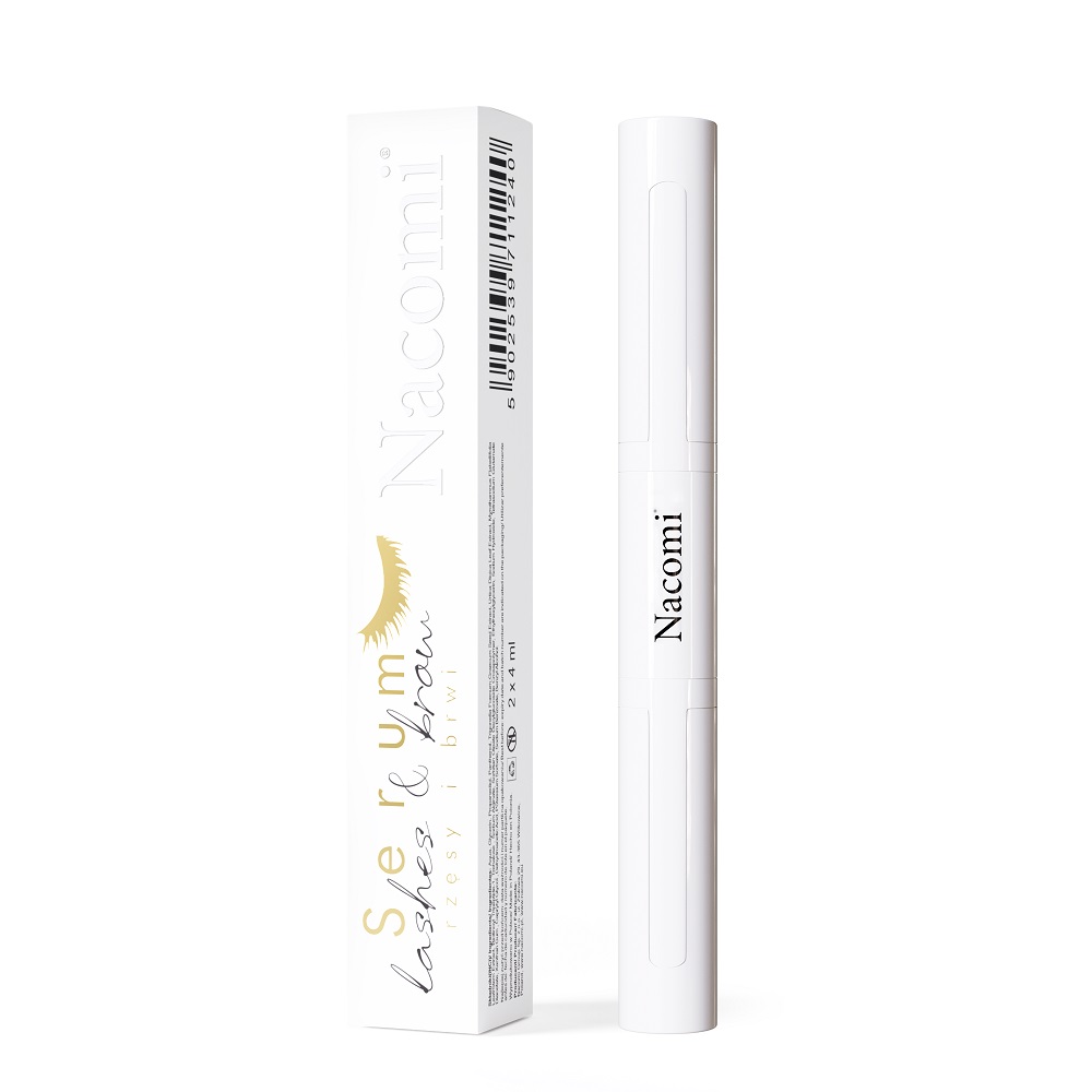 Nacomi Serum Lashes & Brow Sérum na riasy a obočie 2 x 4 ml