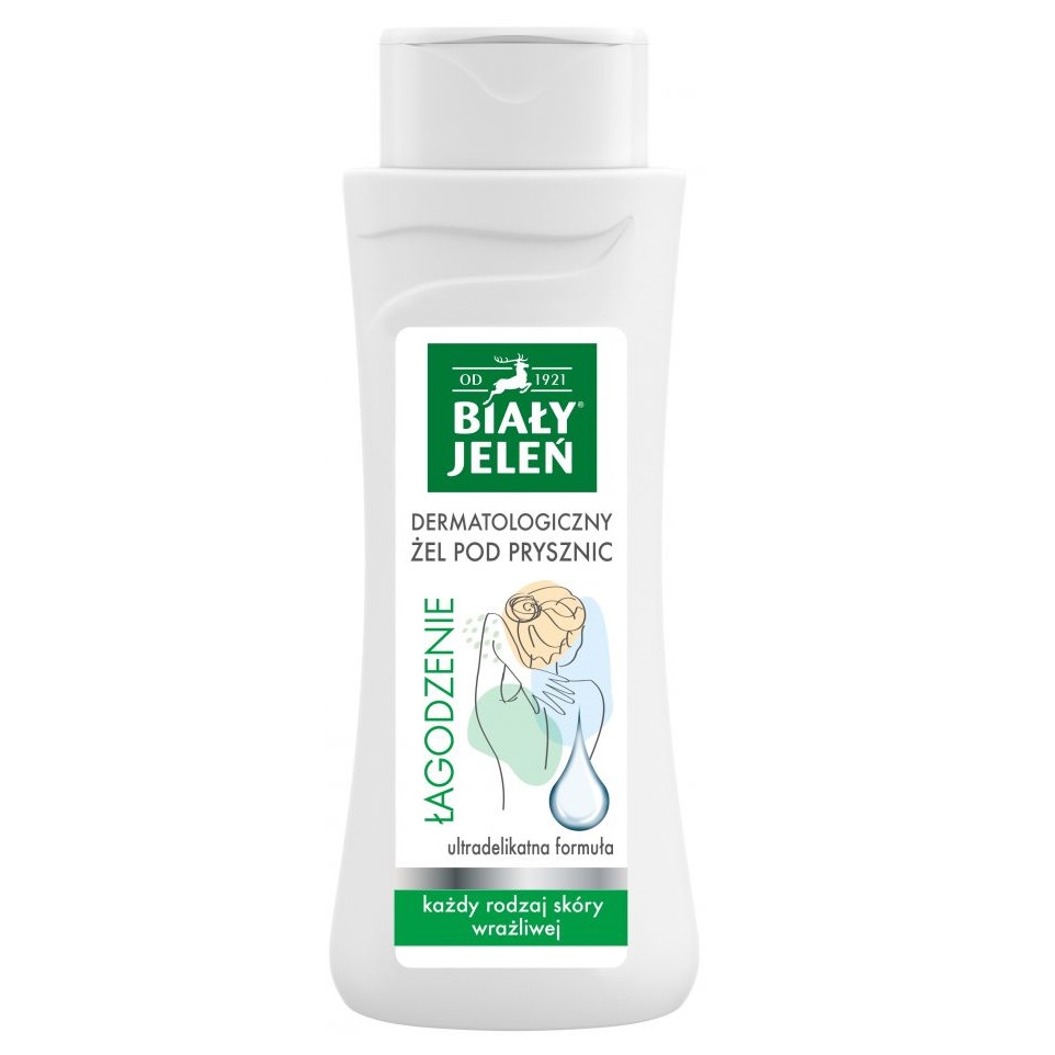 Biely Jeleň, Dermatologický Sprchový Gél Upokojujúci 300ml