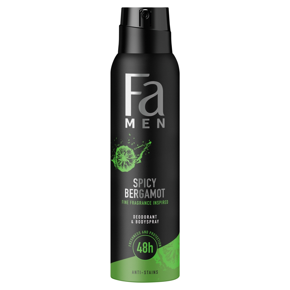 Fa, Pánský deodorant a tělový sprej Spicy Bergamot 150ml