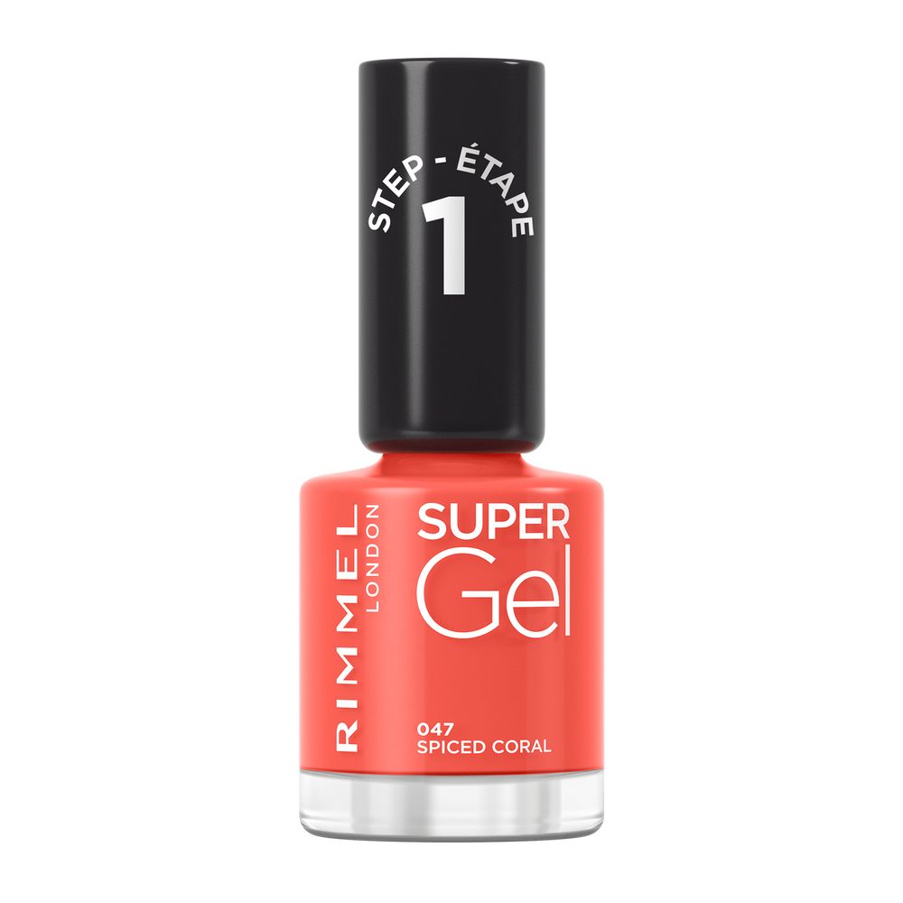 Rimmel London, Super gelový lak na nehty 047 Spiced Coral 12ml