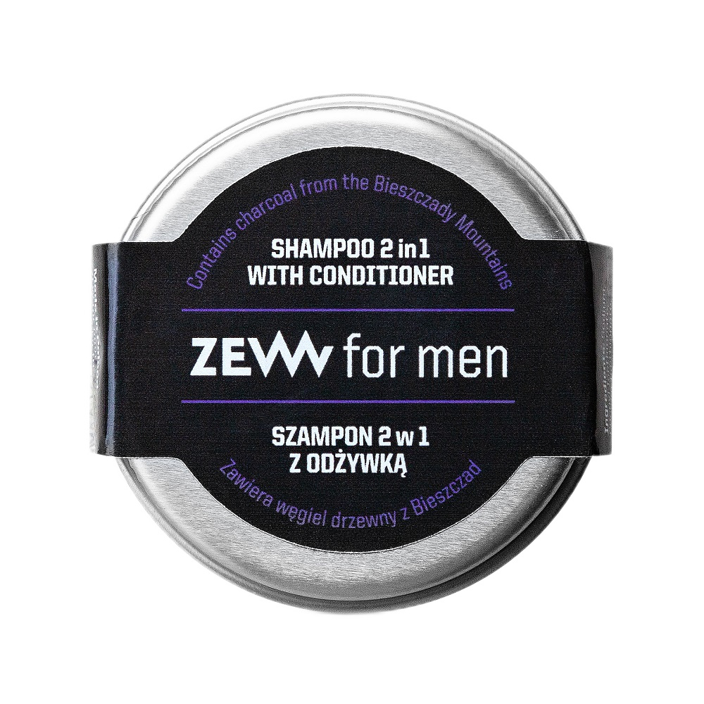 Szampon 2w1 Z Odżywką Z Węglem Drzewnym Z Bieszczad