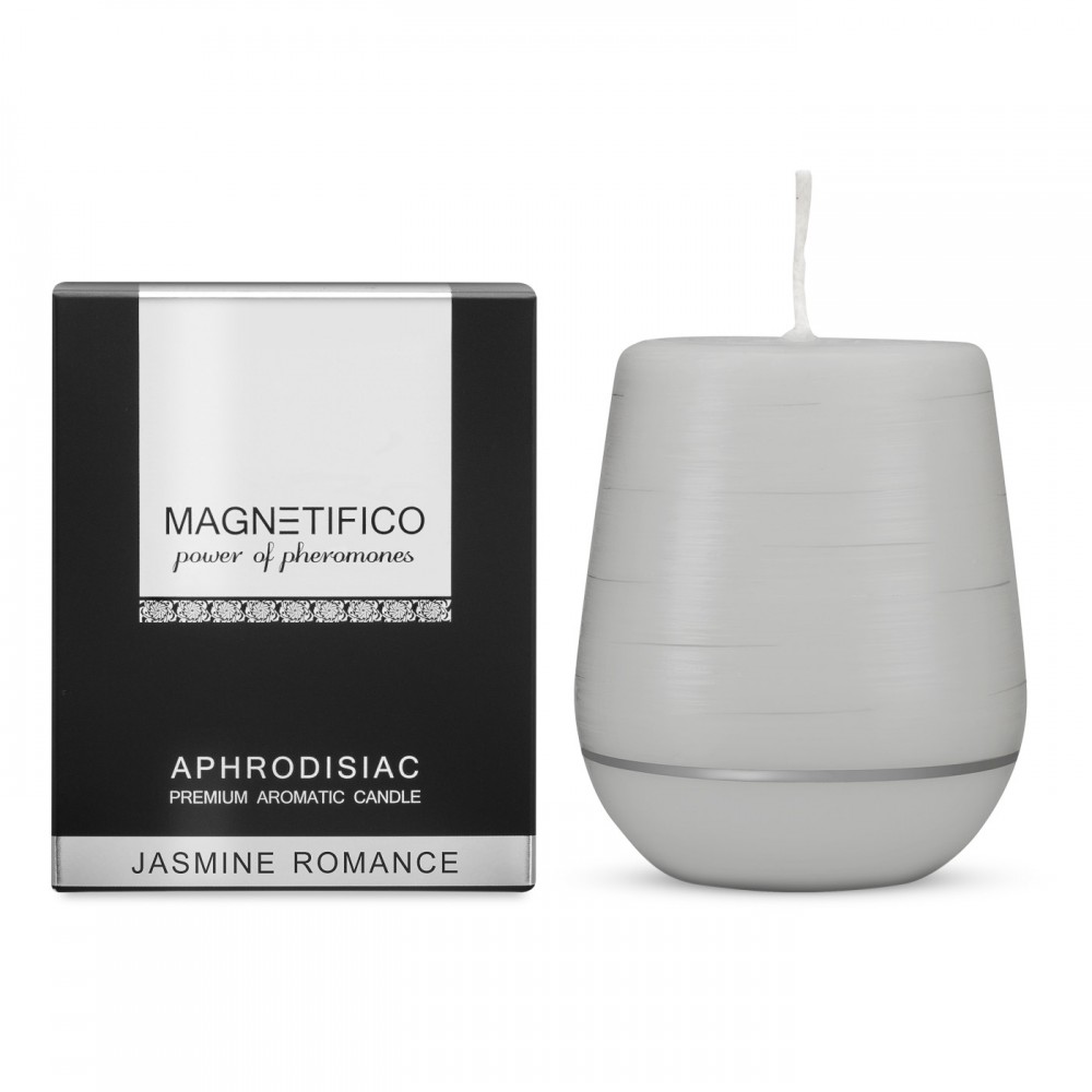 Afrodiziakum Premium Aromatická Sviečka Jasmine Blossom Vonná Sviečka 36 Hodín