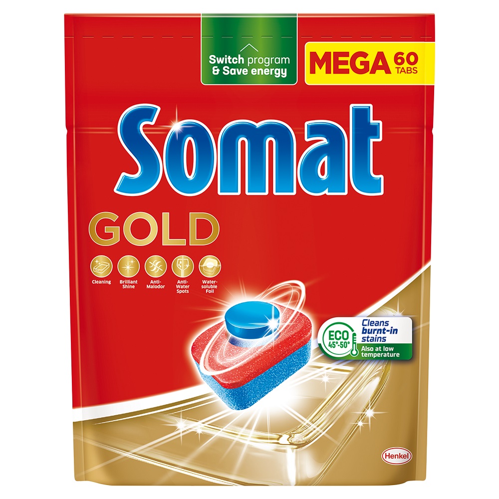 Somat Gold tablety do umývačky riadu 60ks.