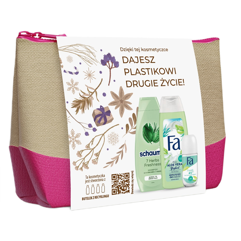 Set 7 Herbs Freshness šAmpón Na Vlasy 400ml + Aloe Vera Yoghurt Sprchový Gél 250ml + Fresh Dry Antiperspirant 50ml