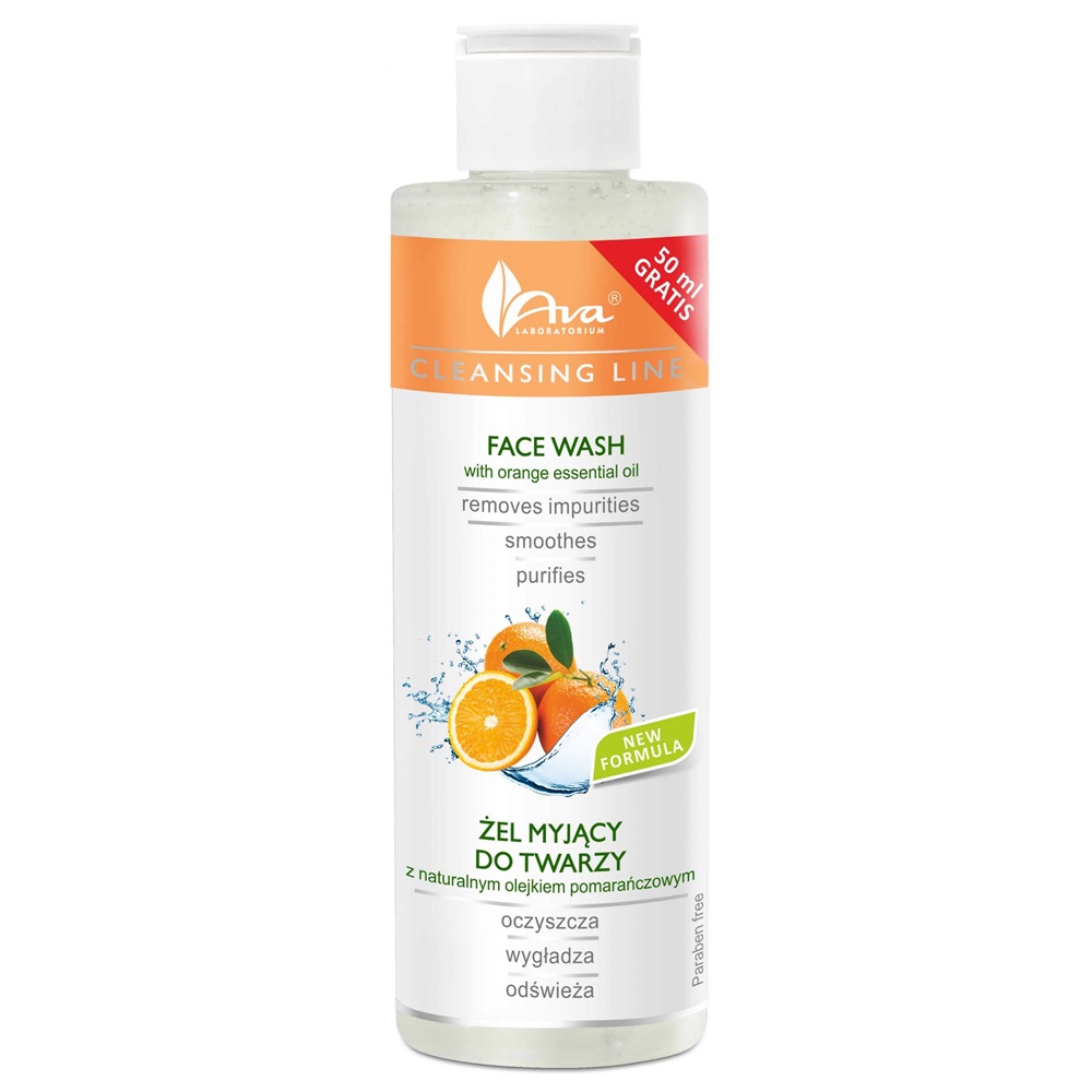 Cleansing Line żEl Myjący Do Twarzy Z Naturalnym Olejkiem Pomarańczowym