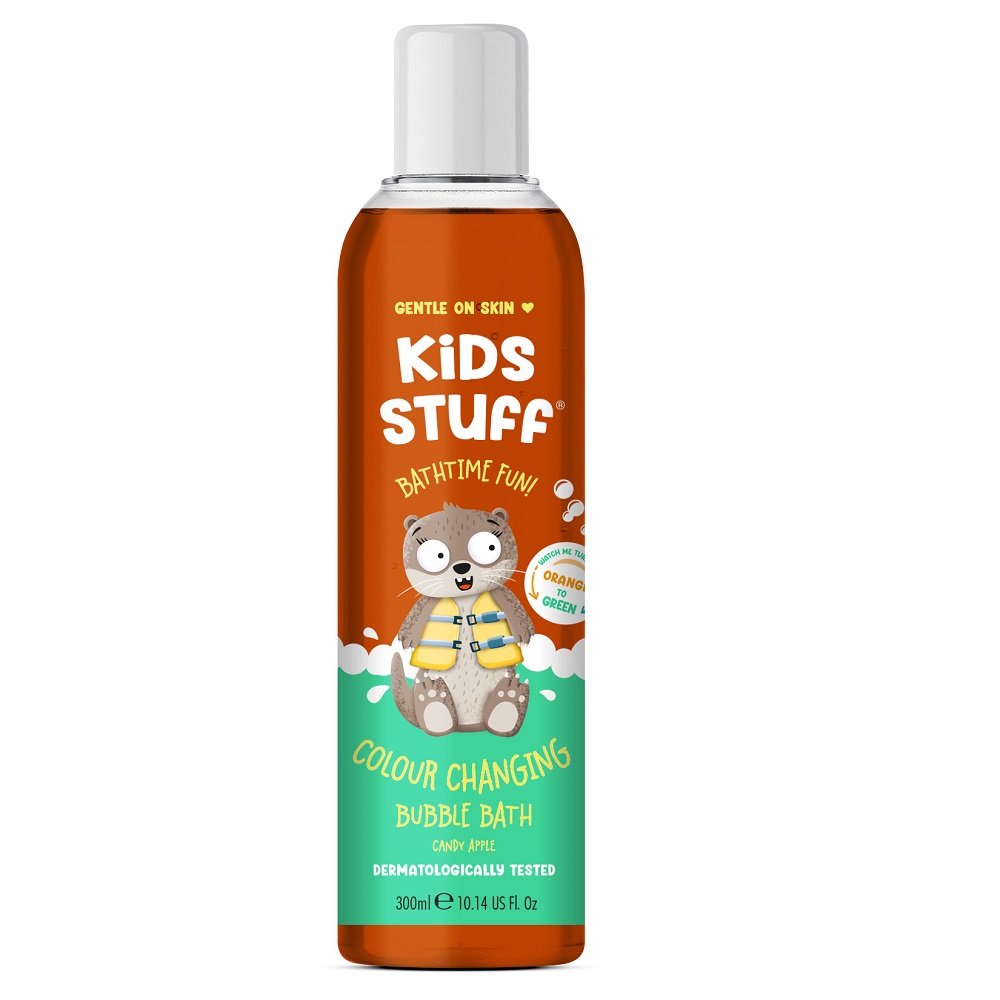 Detské Veci Crazy Colour Changing Bubble Bath Magická Pena Do Kúpeľa Meniaca Farbu Vody Z Oranžovej Na Zelenú 300 Ml