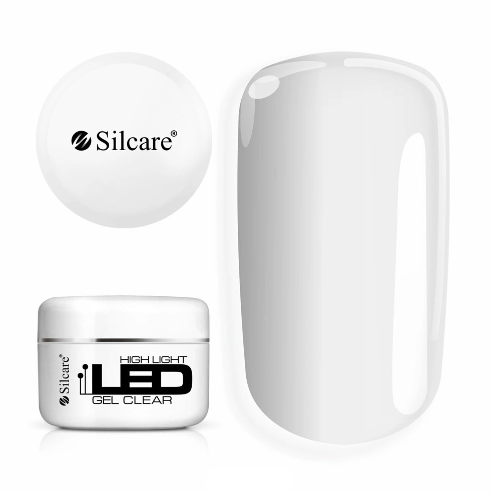 High Light LED Gel CLEAR Single-phase Nail Gel With Medium Viscosity