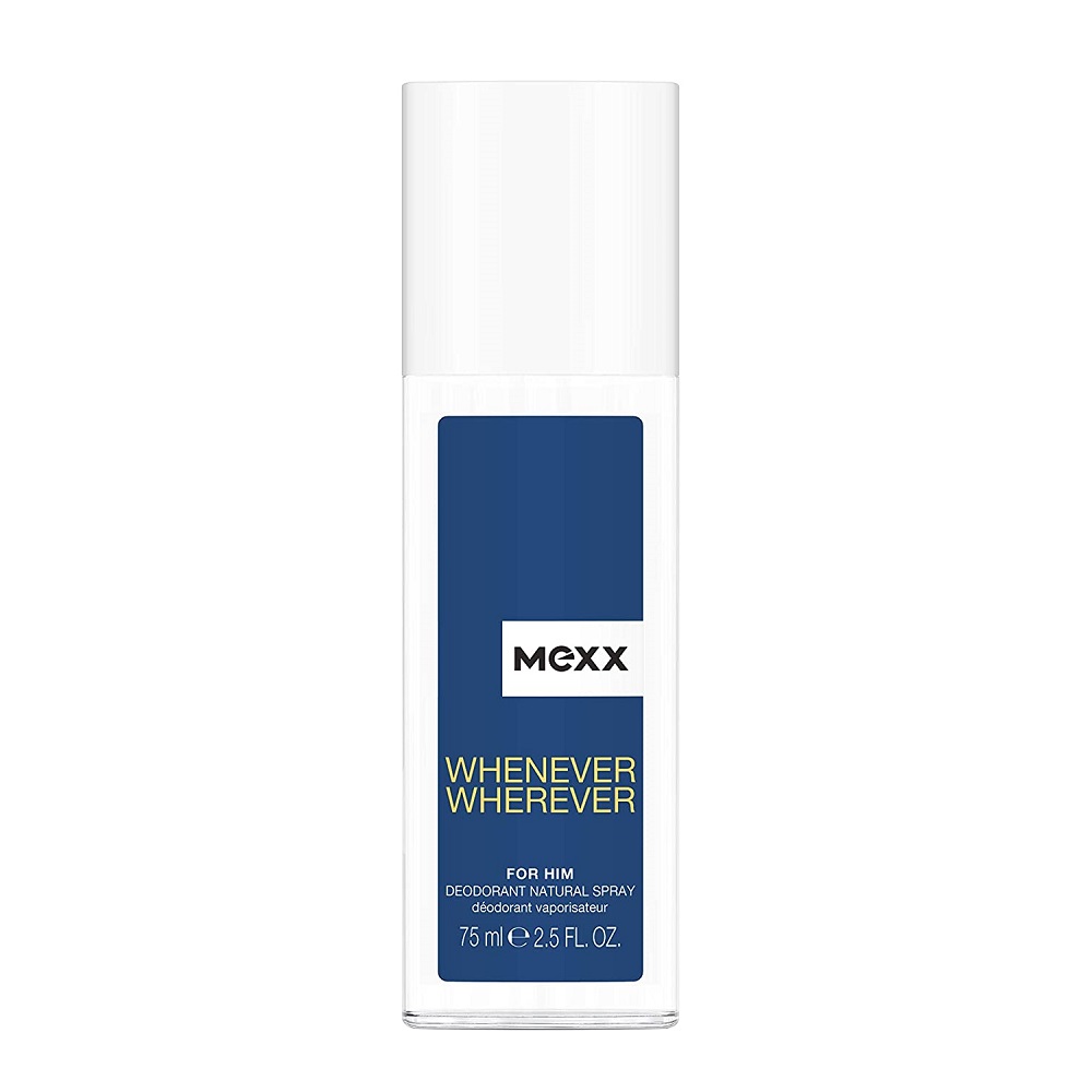 Mexx, Whenever Wherever For Him přírodní deodorant ve spreji 75ml