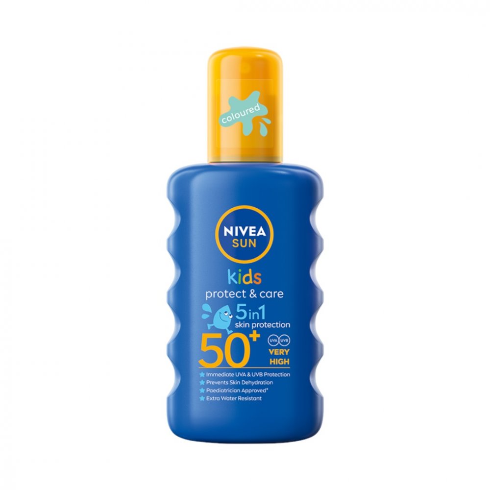 Shumee Sun Kids Protect & Care hydratačný sprej na ochranu pred slnkom pre deti SPF50 200 ml