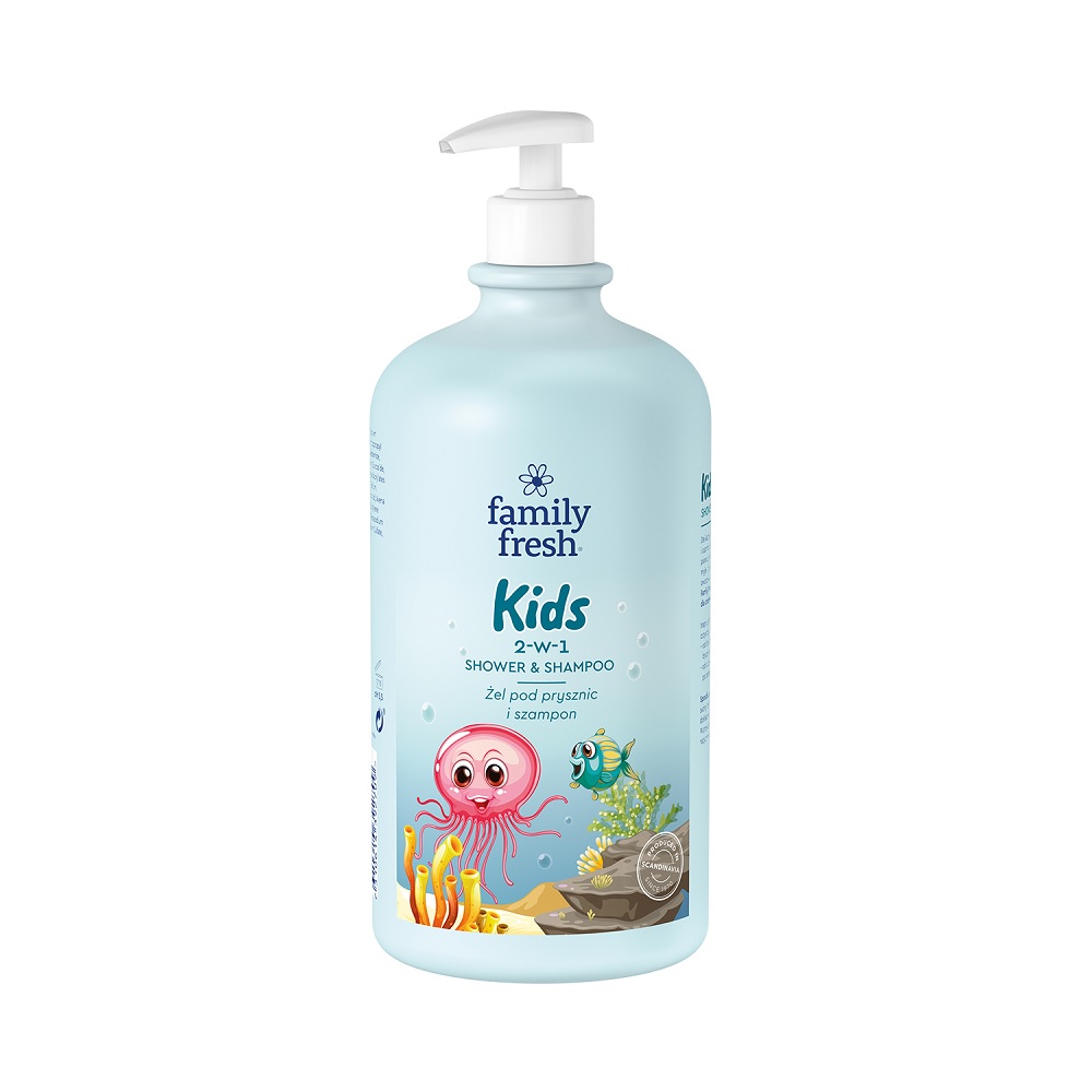 Detský Sprchový Gél A šAmpón 2 V 1 1000 Ml