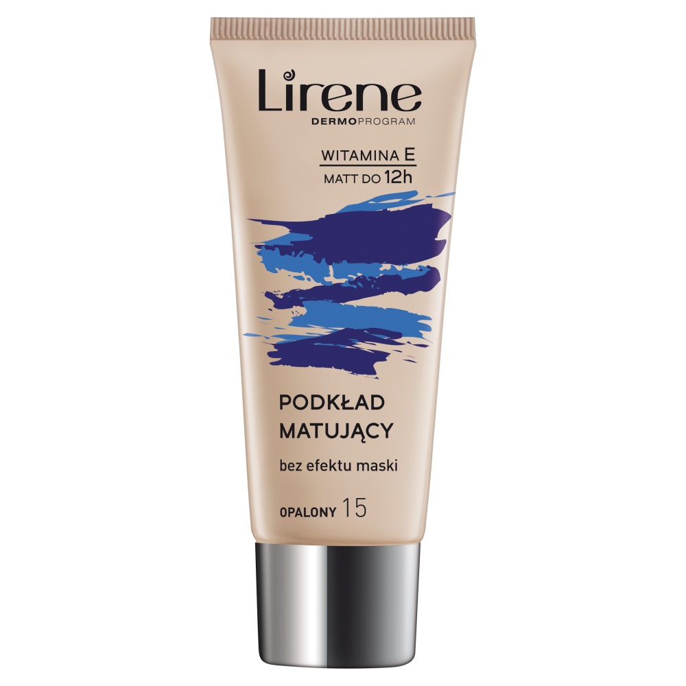 Lirene, Nature Matte zmatňujúci podkladový krém na tvár 15 Tan 30ml