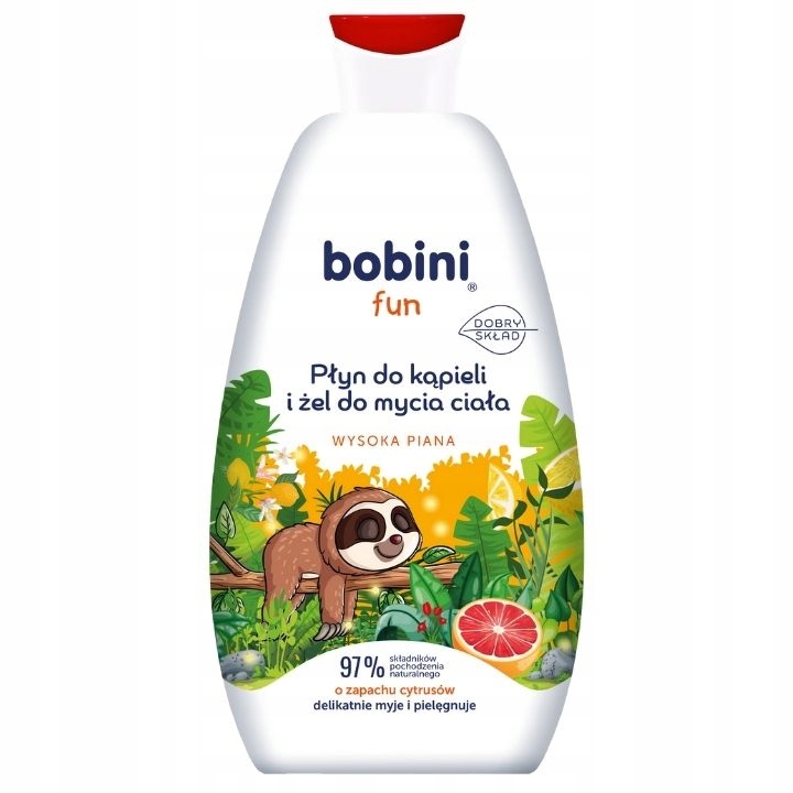 Bobini Umývací gél do kúpeľa a na telo s vôňou citrusov 500 ml