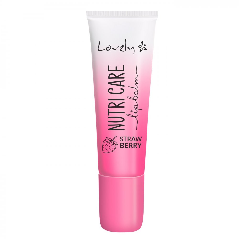 Nutri Care Lip Balm Balzam Na Pery 3 Jahoda 8ml