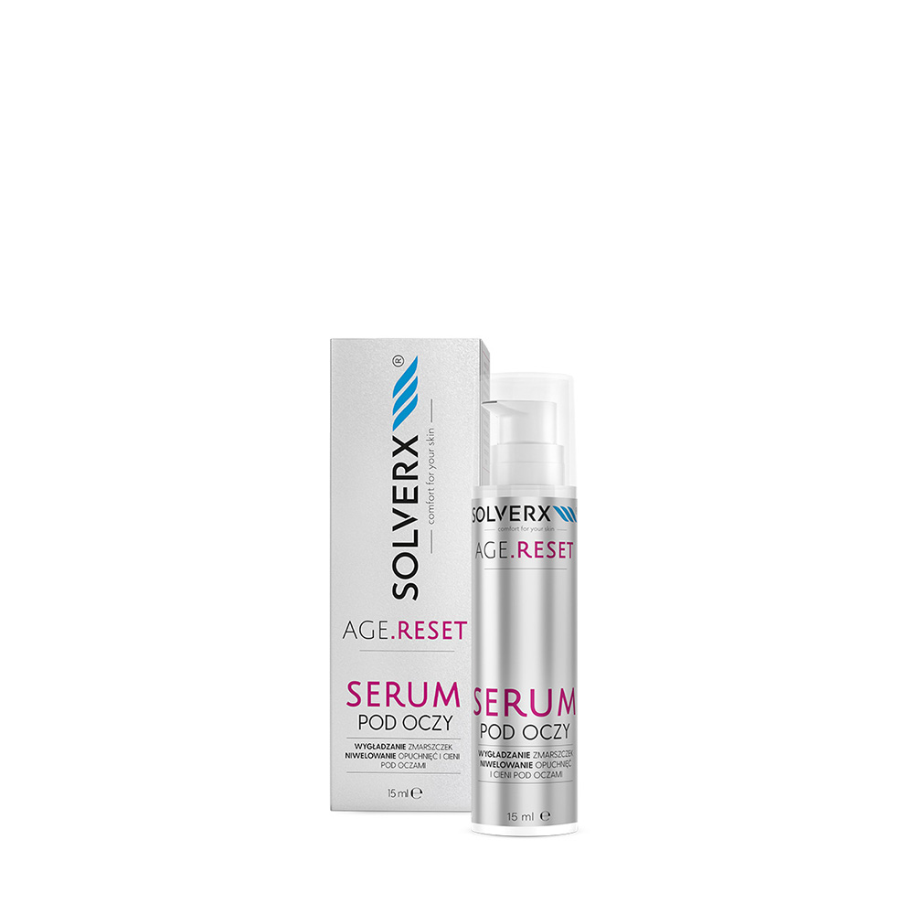 SOLVERX, Vyhladzujúce očné sérum Age Reset 15 ml