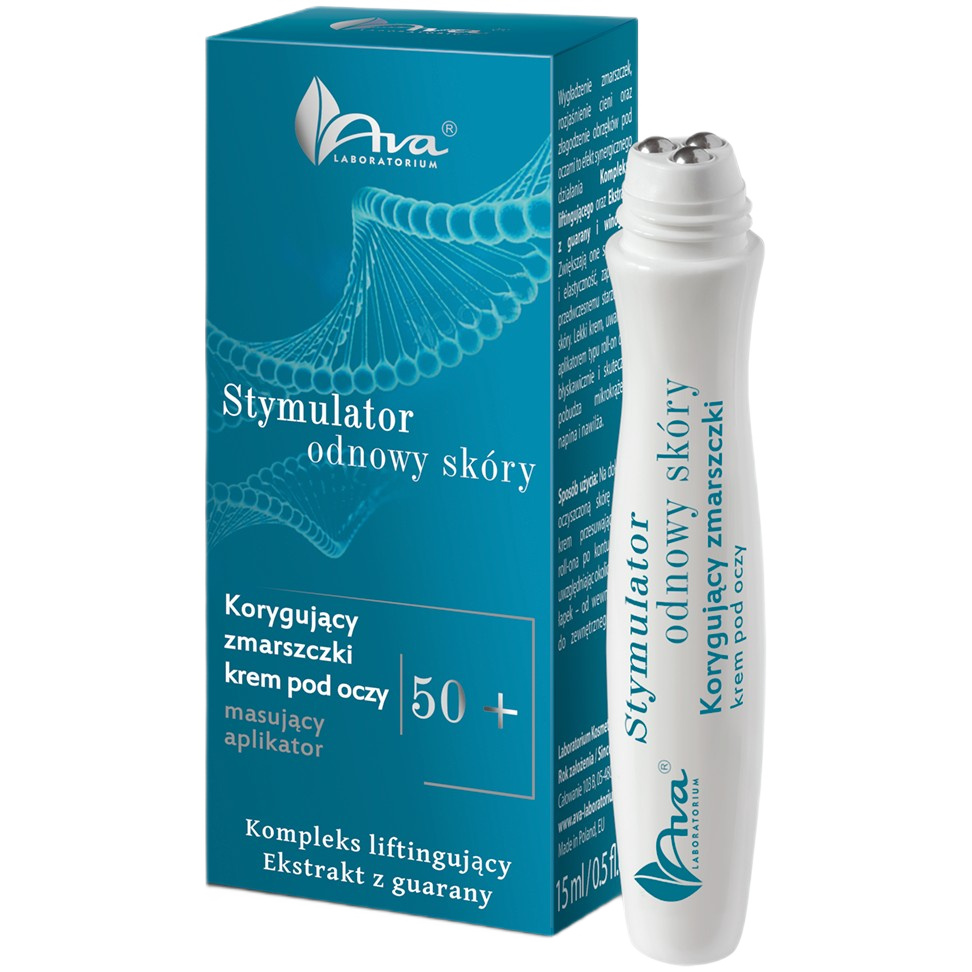 Ava Laboratory, Stimulátor obnovy pleti a korekcia vrások očný krém 50+ 15ml