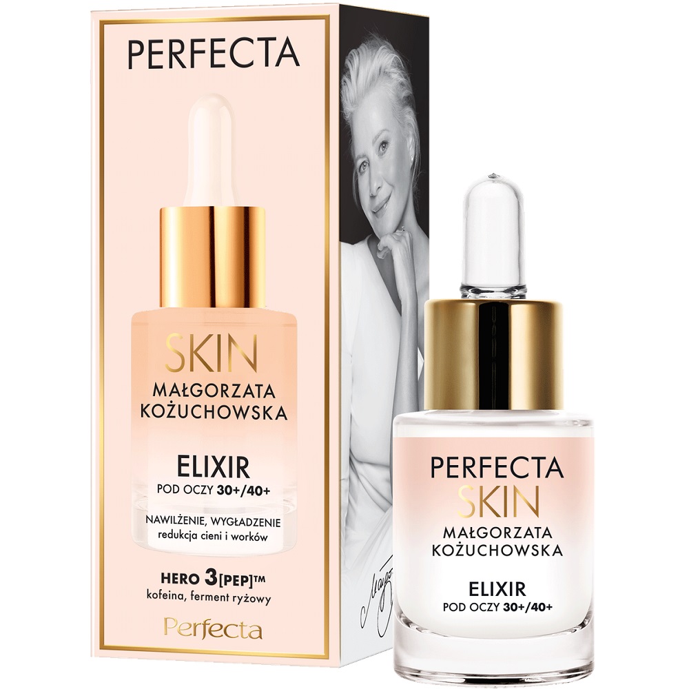 Perfecta Skin Malgorzata Kozuchowska hydratačný a vyhladzujúci očný elixír 30+/40+ 15ml