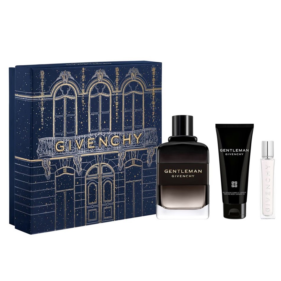 Givenchy Gentleman Boisee set parfémová voda 100ml + sprchový gel 75ml + parfémová voda ve spreji 12,5ml